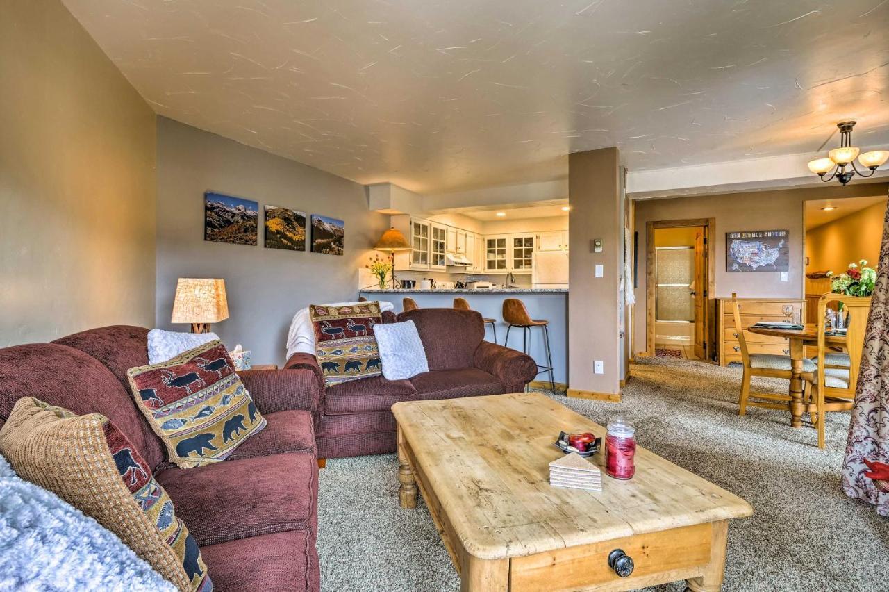 Cozy Ski-Inandski-Out Breckenridge Condo Mtn Views! Exteriör bild