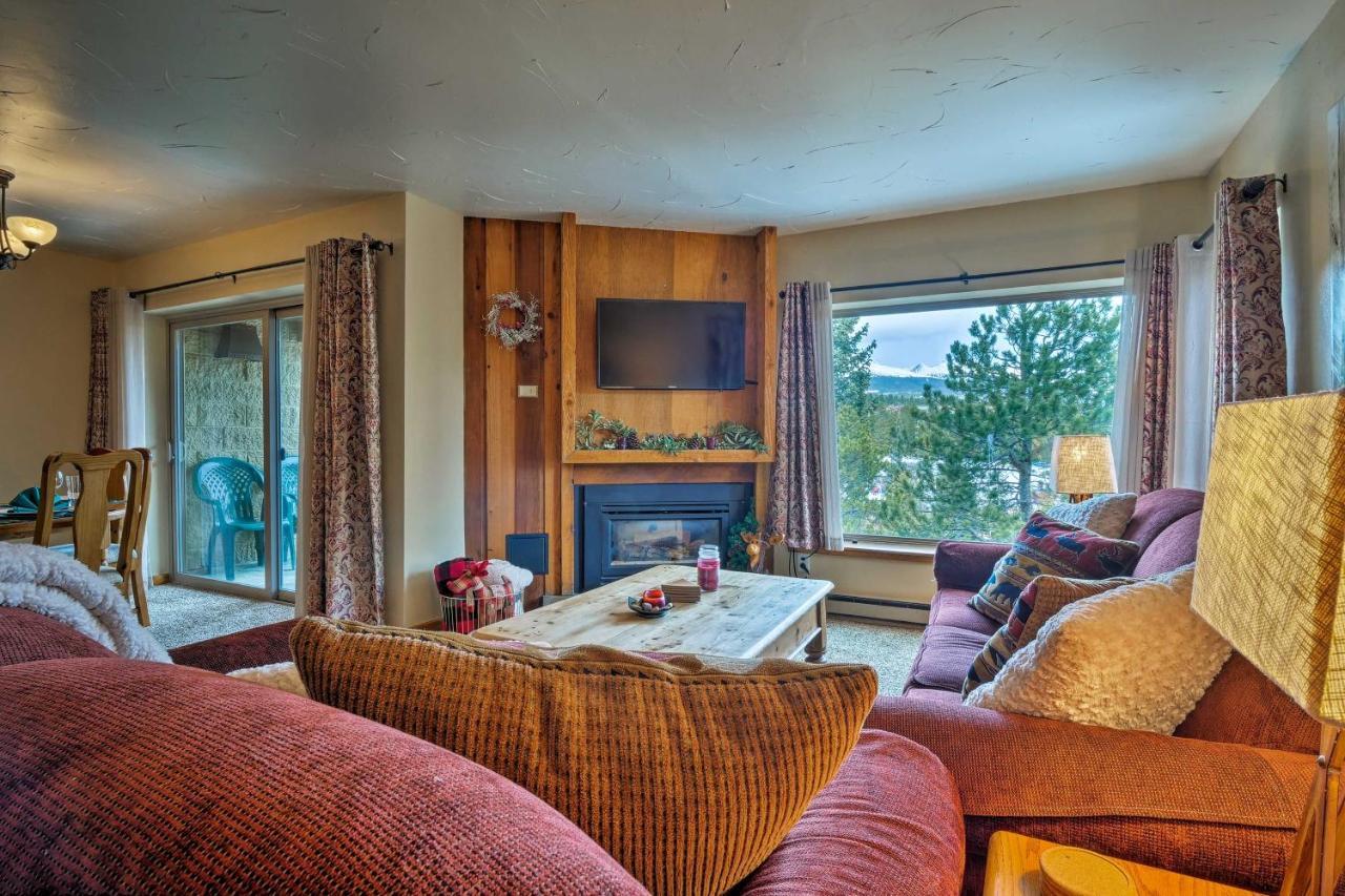 Cozy Ski-Inandski-Out Breckenridge Condo Mtn Views! Exteriör bild